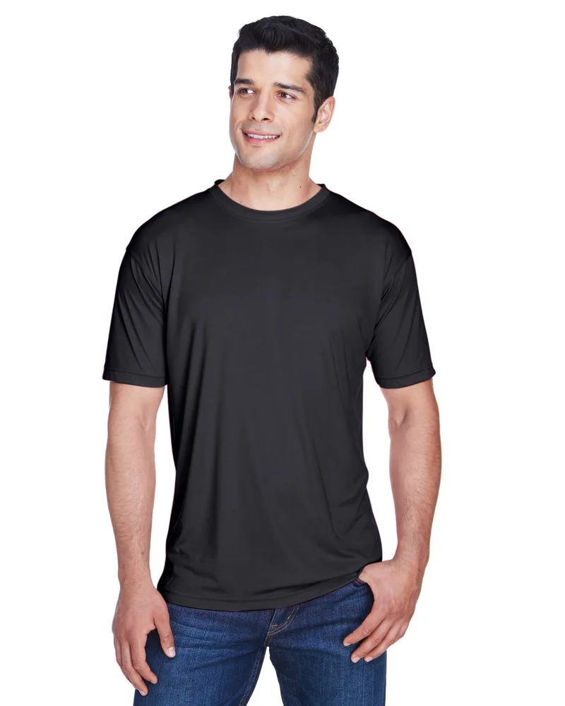 ULTRACLUB Men's Cool & Dry Sport Performance Interlock T-Shirt view 2