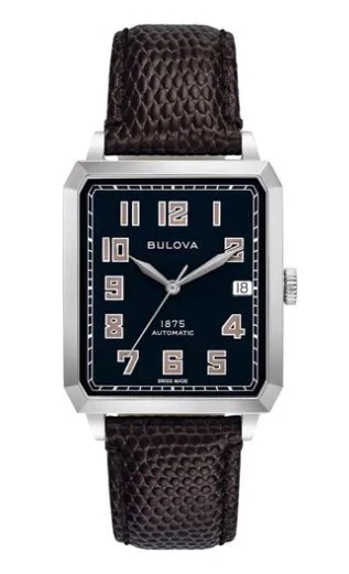 Citizen® Joseph Bulova Breton Men's Leather Strap Watch w/Black Dial