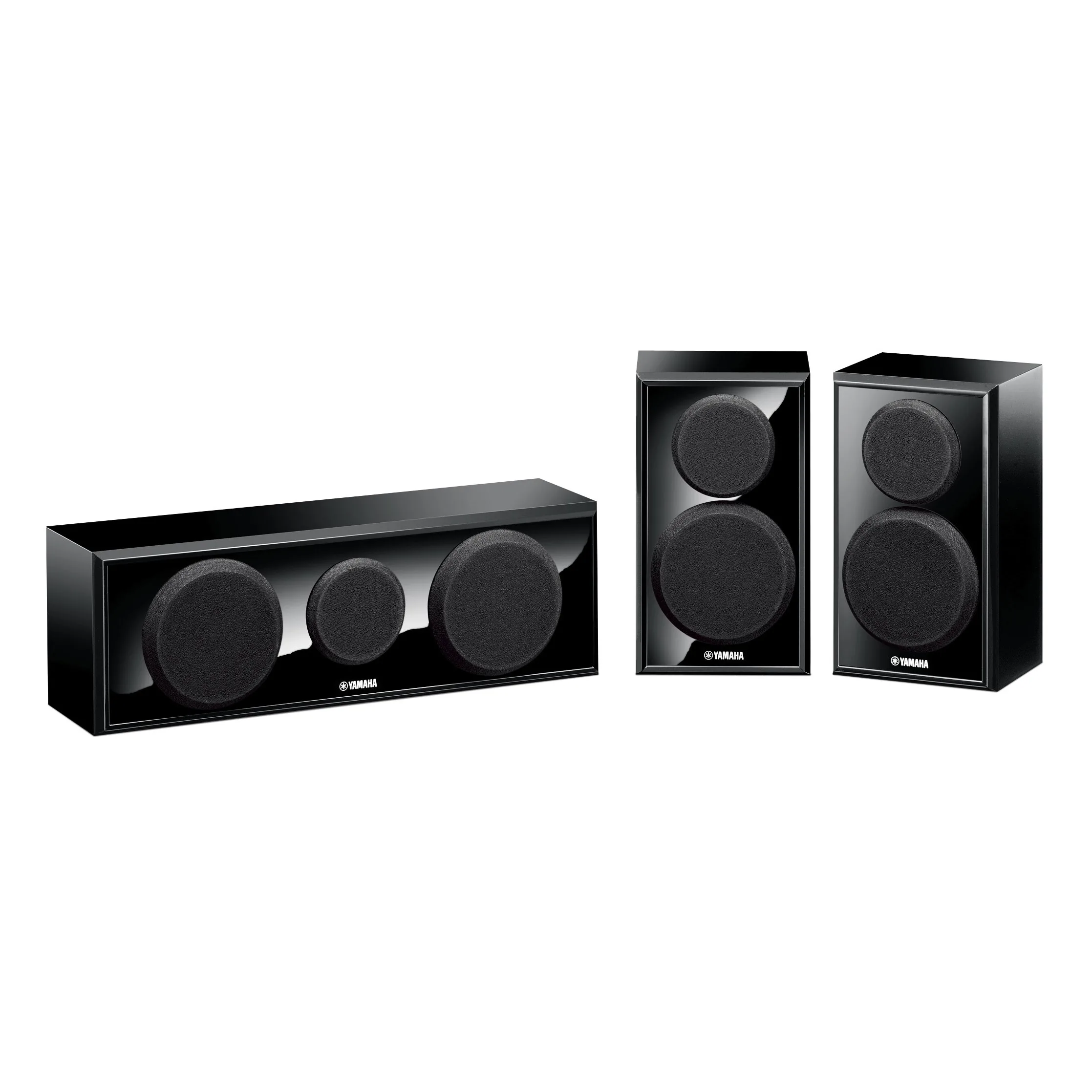 Yamaha Center And Two Surround Speaker System