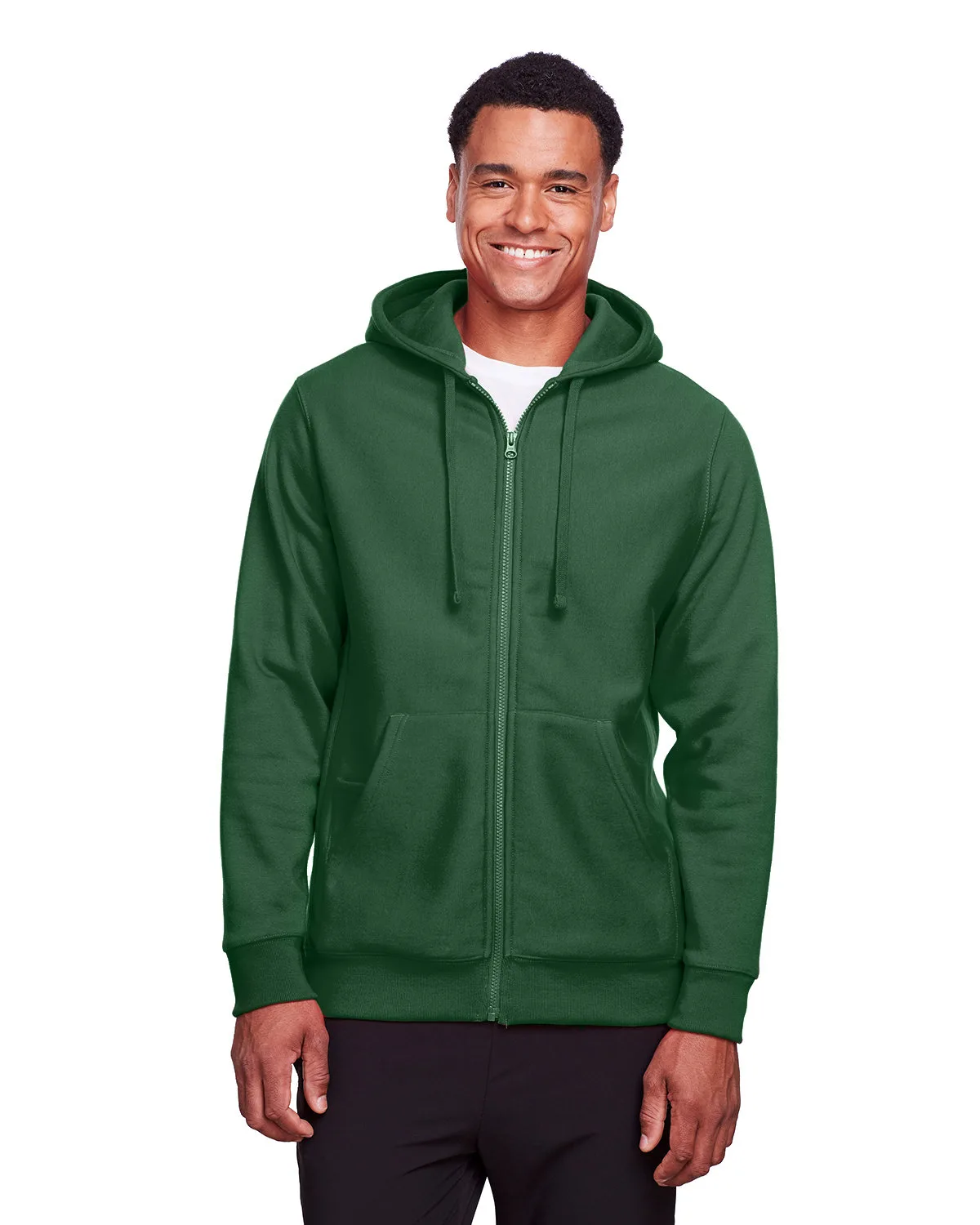 Team 365 Men's Zone HydroSport™ Heavyweight Full-Zip Hooded Sweatshirt view 7