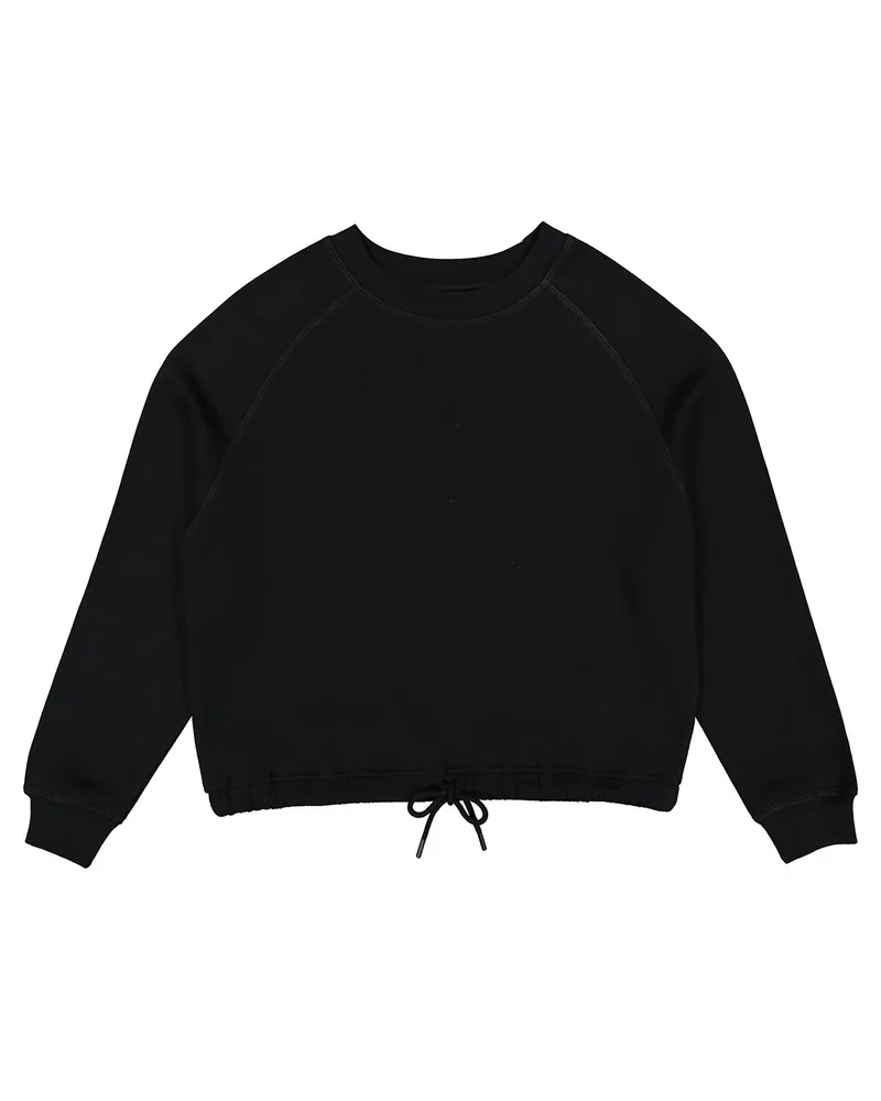 LAT® Women's Relaxed 3-End Boxy Fleece Crewneck Sweatshirt