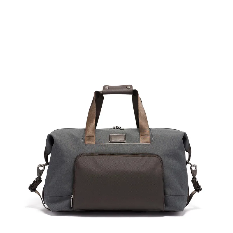 Tumi Alpha Double Expansion Travel Satchel Bag - Anthracite