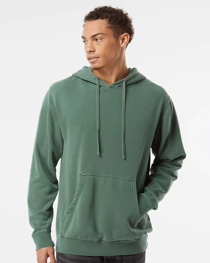 Independent Trading Co.® Unisex Midweight Pigment-Dyed Hooded Sweatshirt