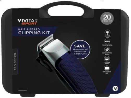 Health, Beauty & Fitness Vivitar 20 Pc. Hair & Beard Clipping Kit