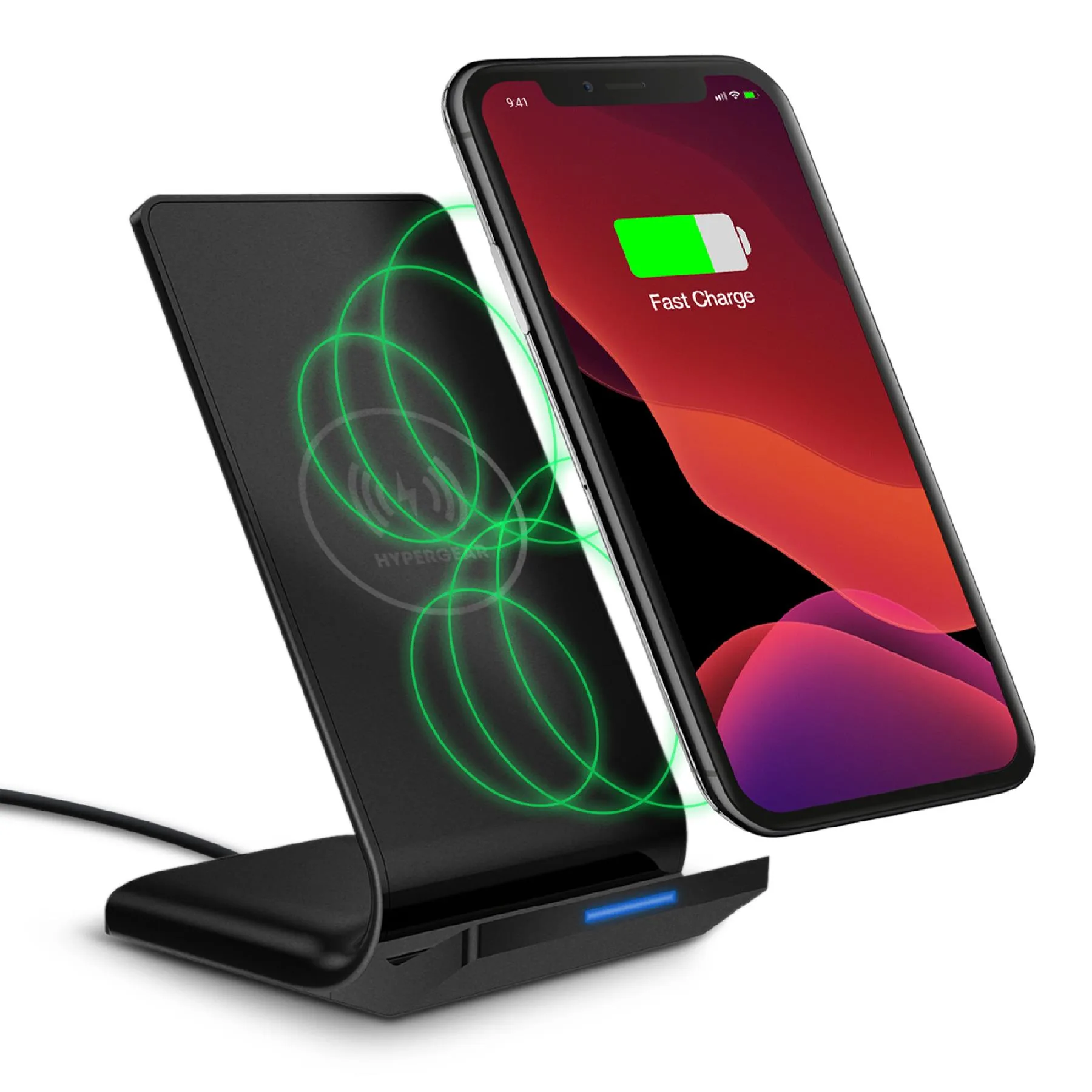 HYPERCEL 10W Wireless Fast Charging Stand