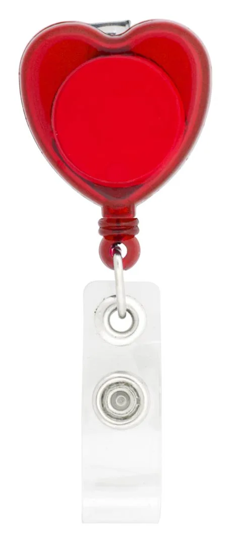 Heart-Shaped Retractable Badge Holder view 5