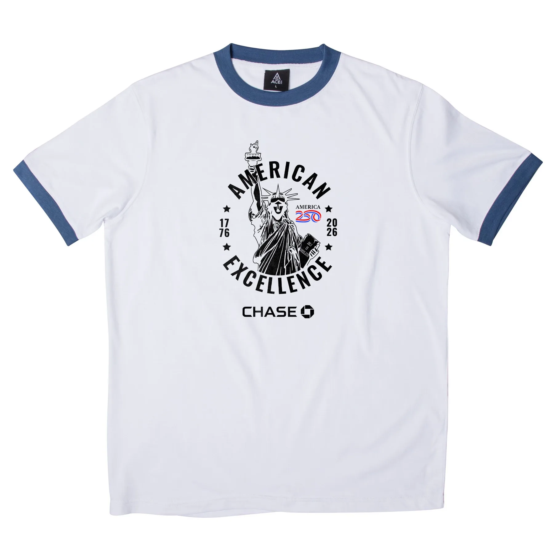 America 250 ACE Ringer Tee view 5