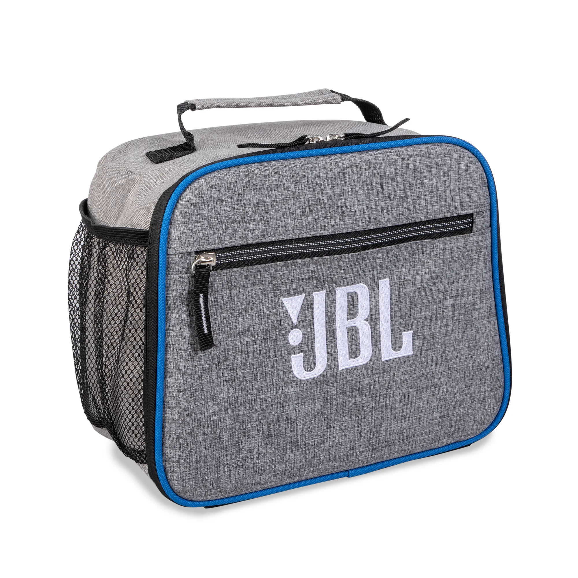 Gray/Blue/Black Logo Side View