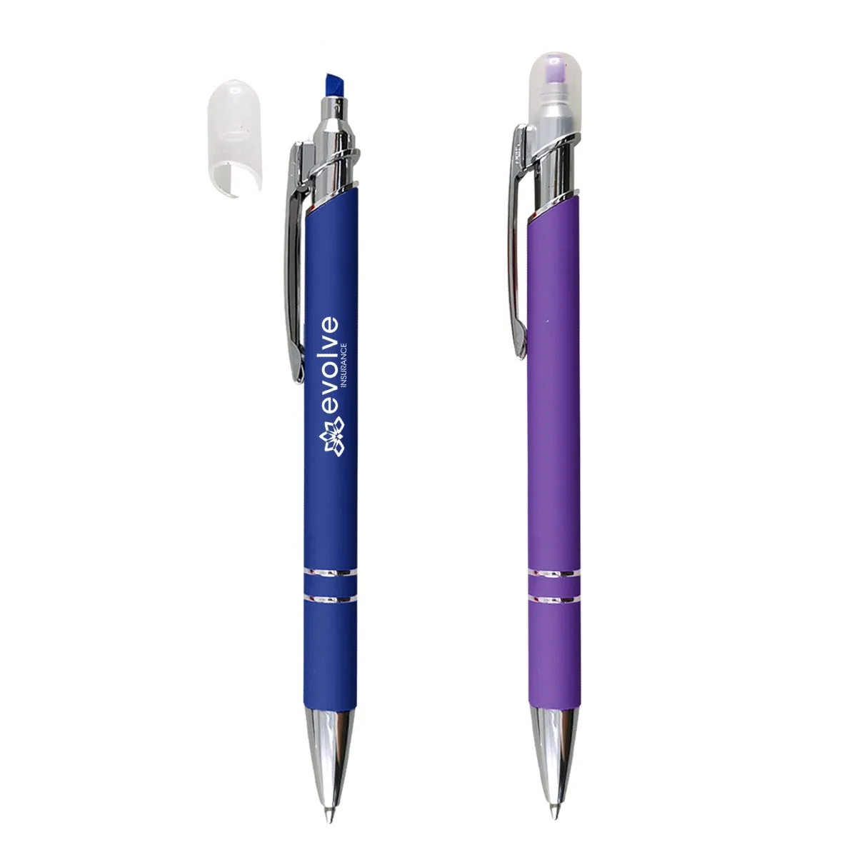 Mia Incline Pen With Highlighter view 2