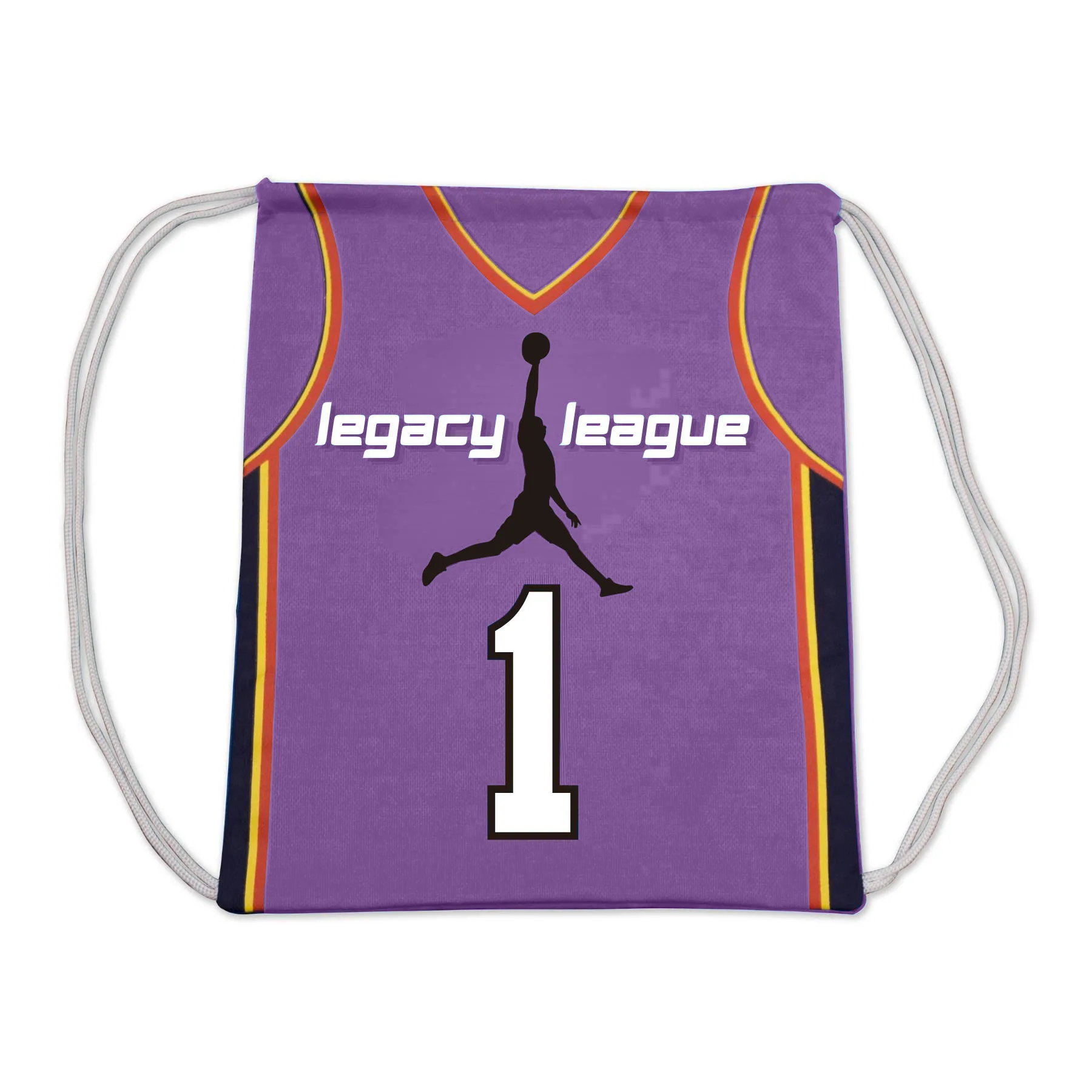 Mesh-Normal Shape Drawstring Backpack view 5