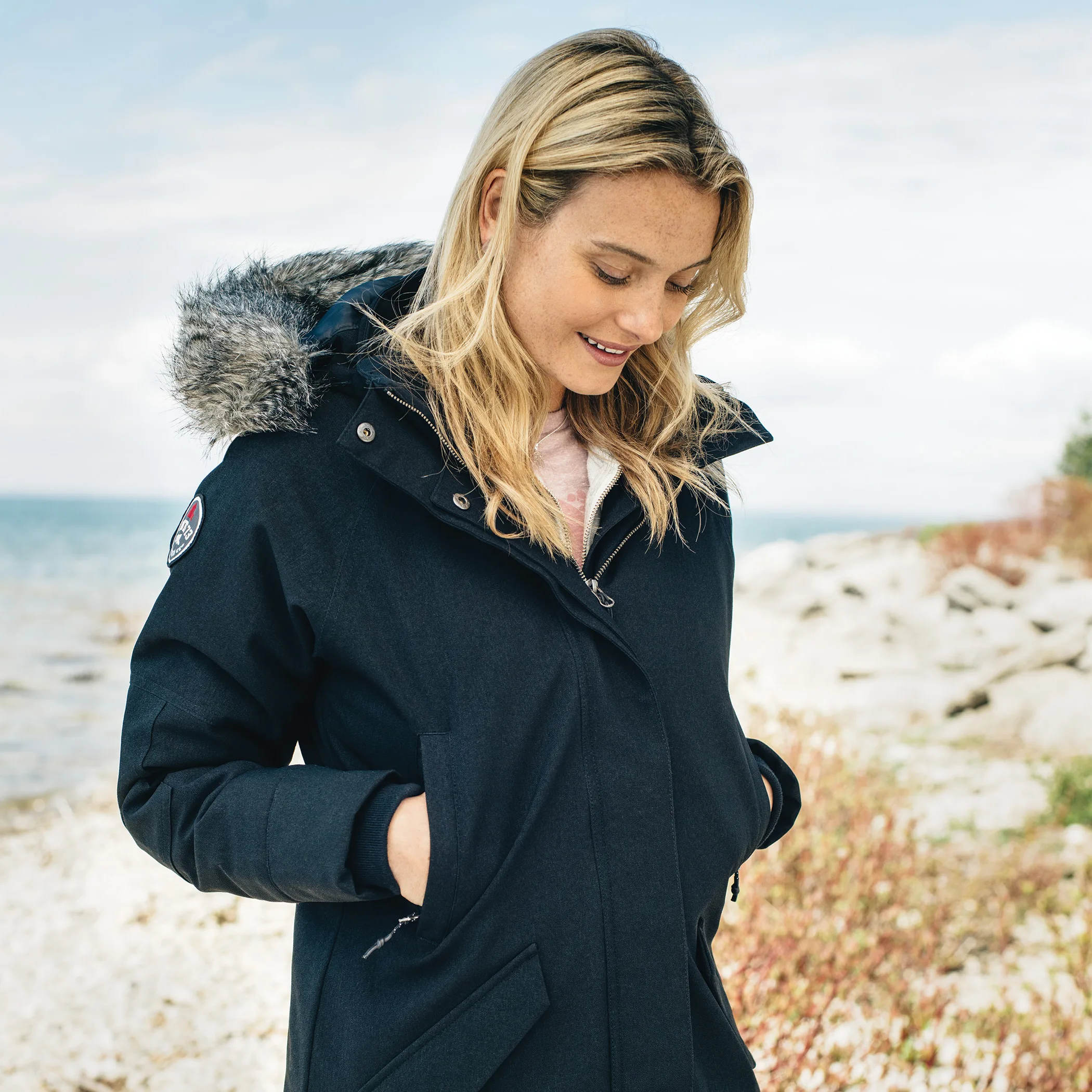 Women's BRIDGEWATER Roots73 Waterproof Insulated Parka Jacket with Detachable Hood