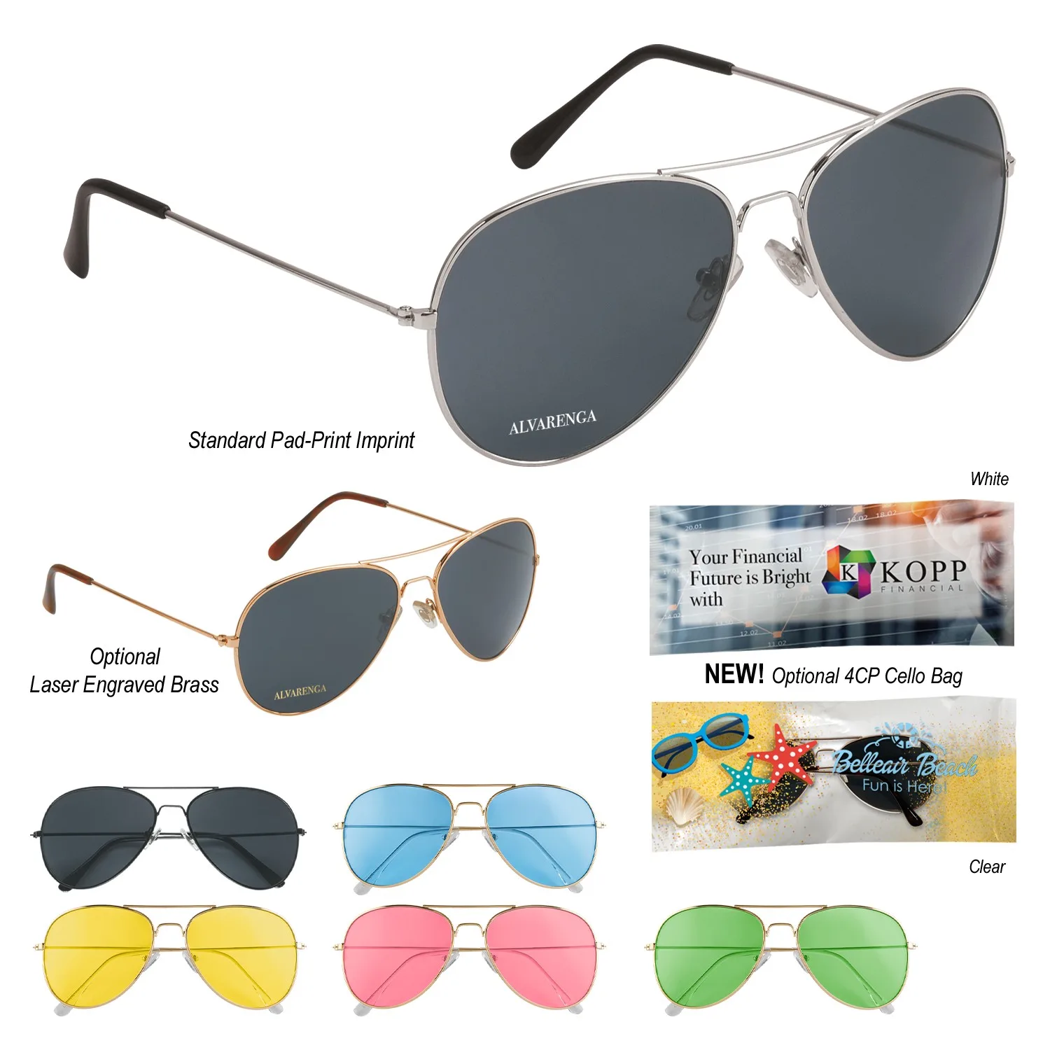 Aviator Sunglasses view 2