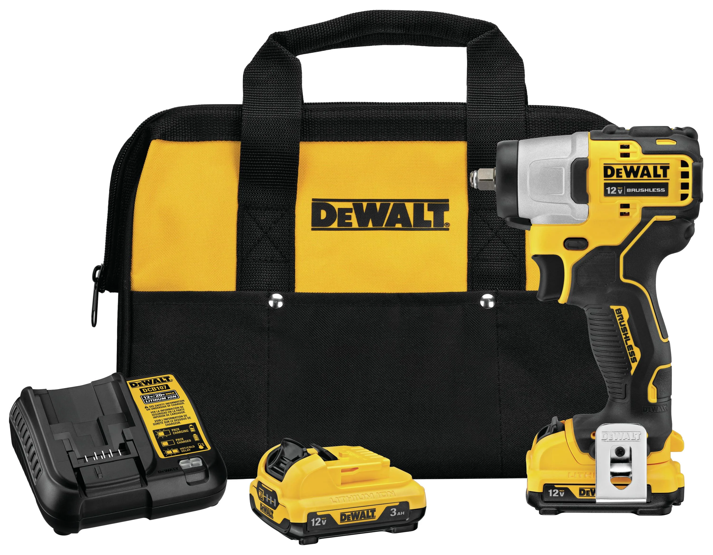DeWalt Xtreme 12V Max Brushless 3/8" Impact Wrench Kit