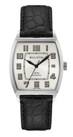 Citizen® Joseph Bulova Banker Men's Leather Strap Watch w/Beige Sunray Dial