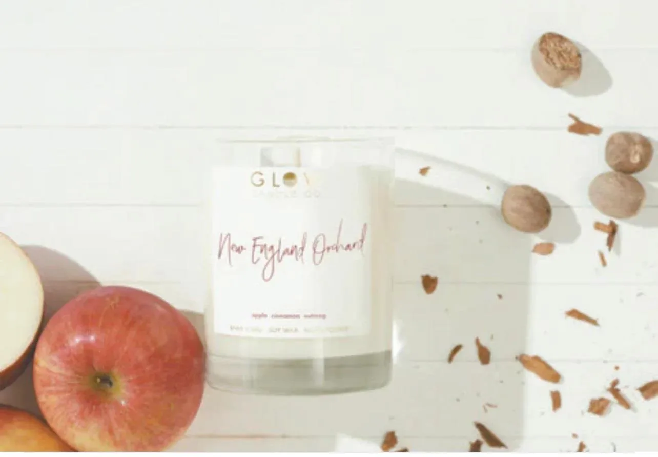 Glow Candle Company 14Oz New England Orchard Soy Candle