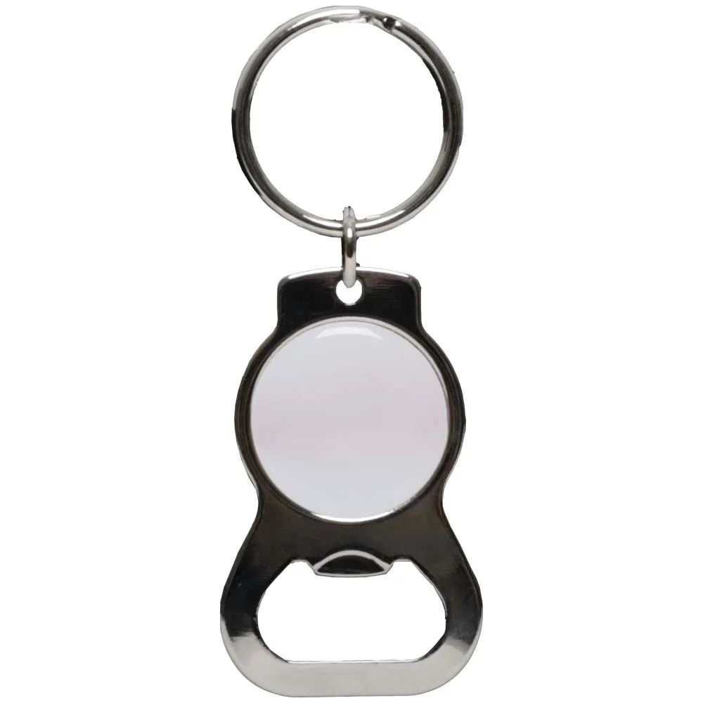 Rounded Key Chain Bottle Opener view 2