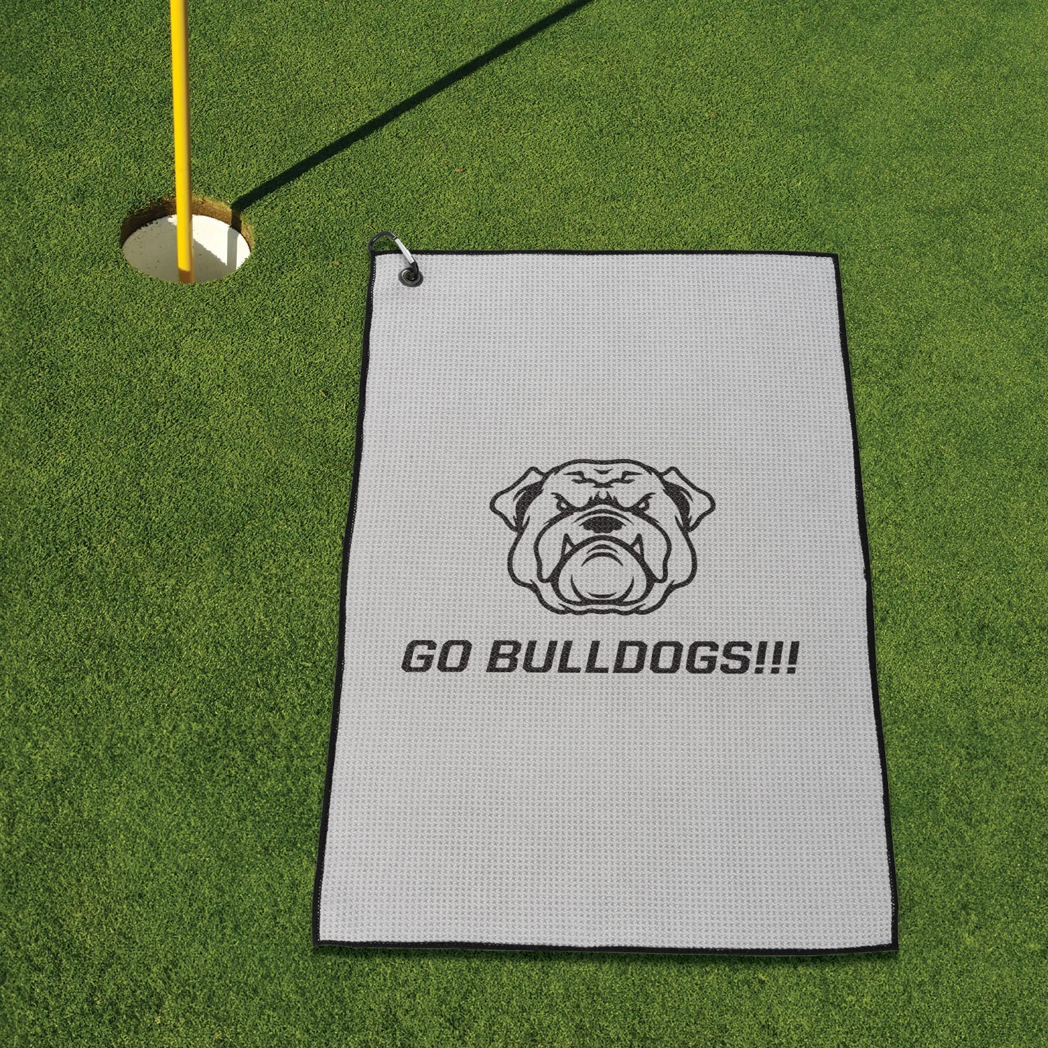 MaxxColor Waffle Golf Towel ( 16" x 26" ) view 2