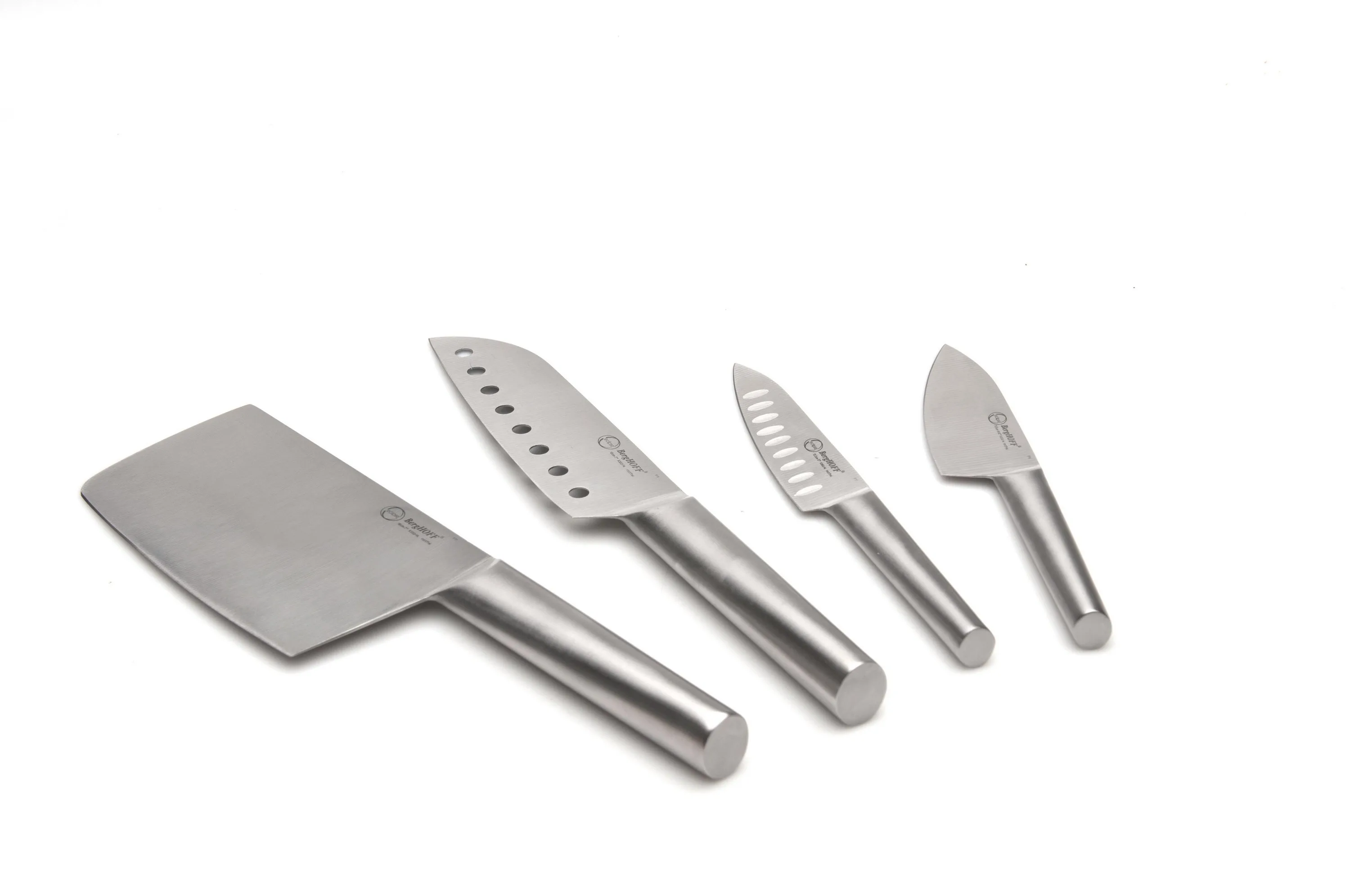 BergHoff Straight Santoku Knife Set Hollow 4Pc
