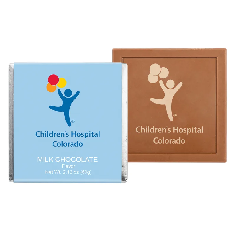 Etched Milk Chocolate Bar with Full color Band