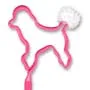 Dog Poodle With Pom Inkbend Standard, Bent Pen