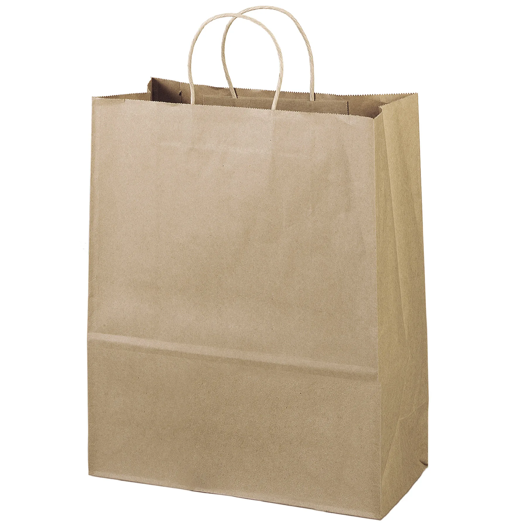 Eco Citation - Kraft-Brown Shopper - Flexo Ink Print (13" x 6" x 15") view 2
