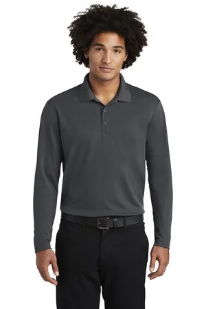 Sport-Tek ® PosiCharge ® RacerMesh ® Long Sleeve Polo. view 3