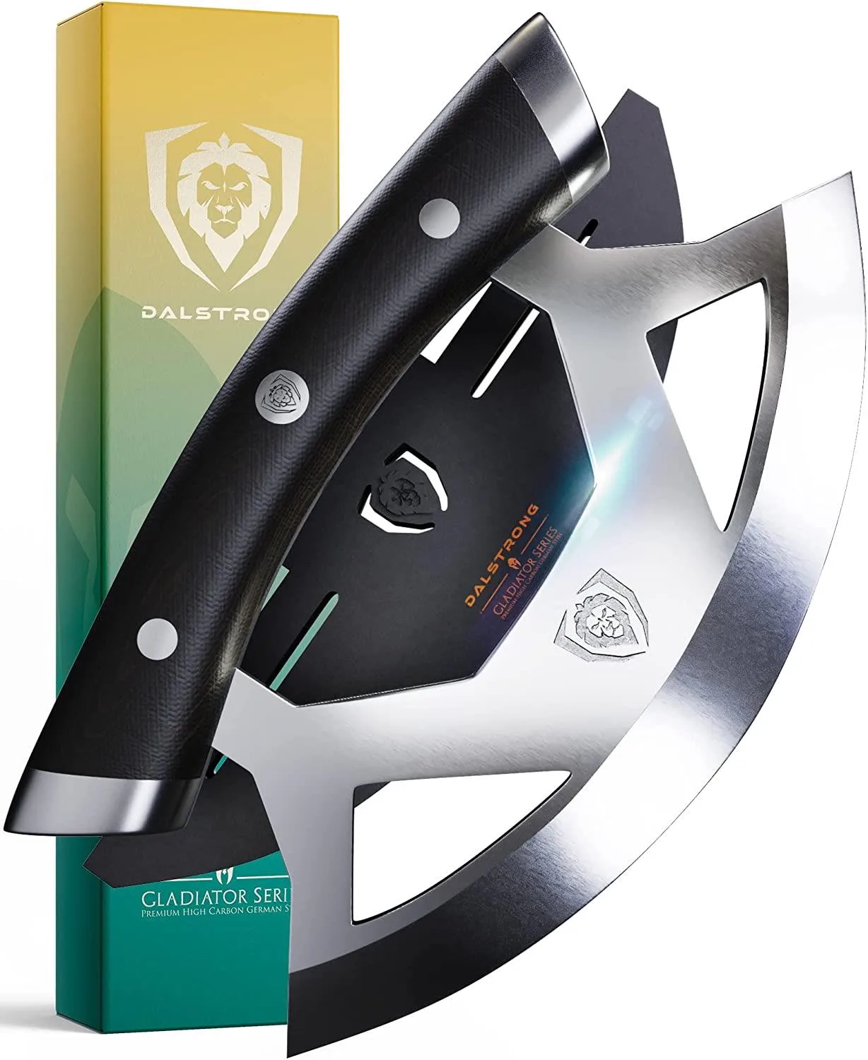 Dalstrong Gladiator Series 7" Rocking Ulu Knife - German Steel - Gladiator Series - Nsf Certified
