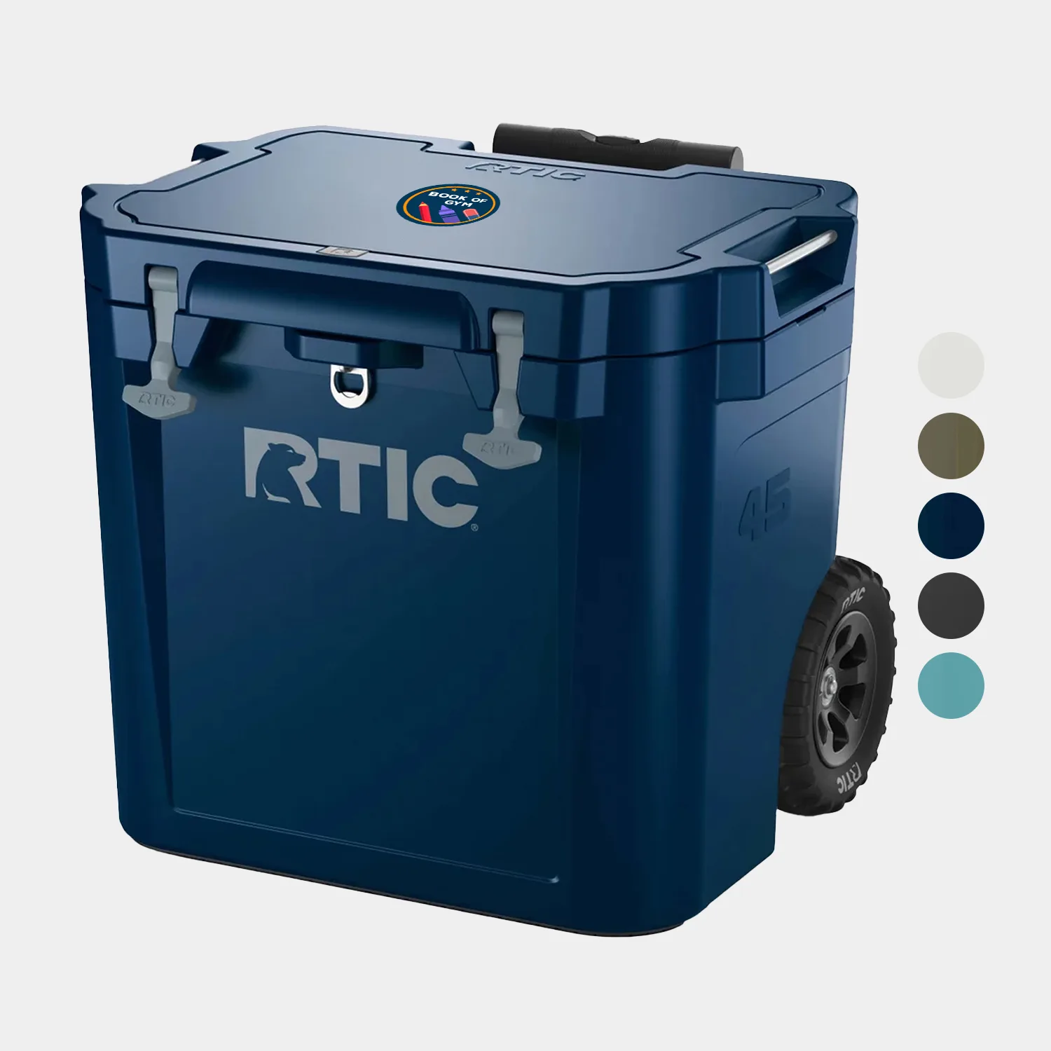 45 QT RTIC® Insulated Ultra-Tough Wheeled Cooler Ice Chest (23"x20.75")
