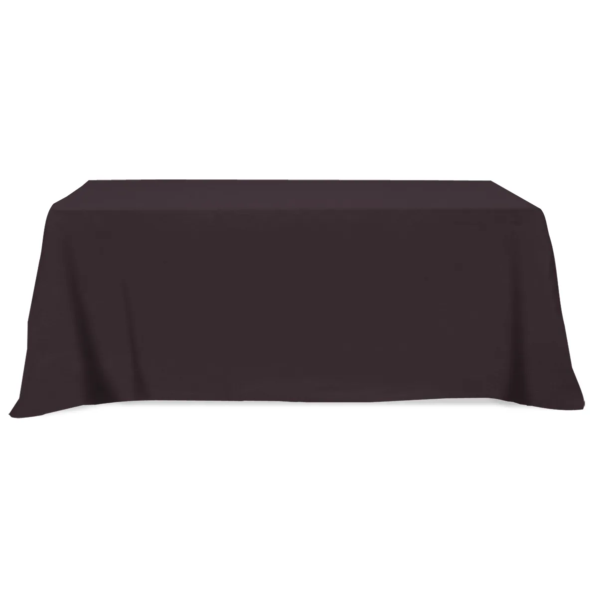 Flat Poly/cotton 4-sided Table Cover - Fits 8' Standard Table view 3