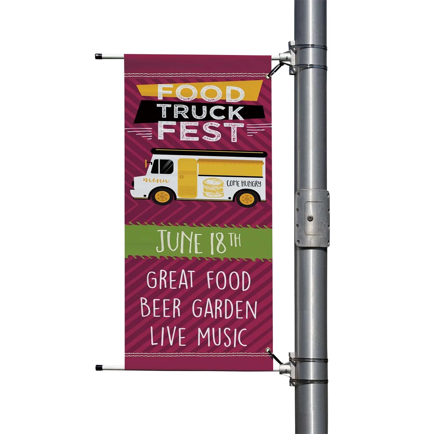24" x 36" Vinyl Boulevard Banner Double-Sided view 2
