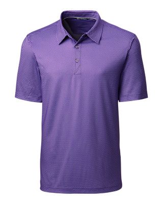 Cutter & Buck Pike Mini Pennant Print Stretch Mens Polo view 6