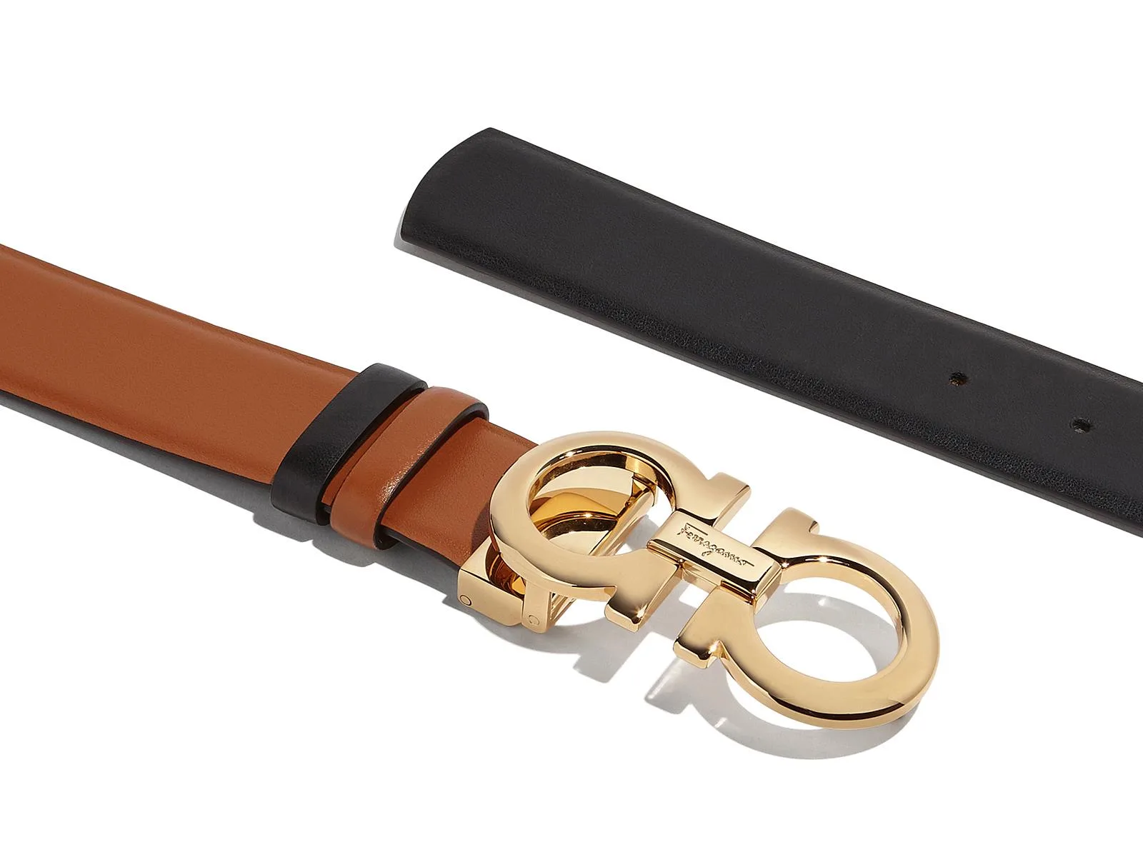 Salvatore Ferragamo Reversible And Adjustable Gancini Belt