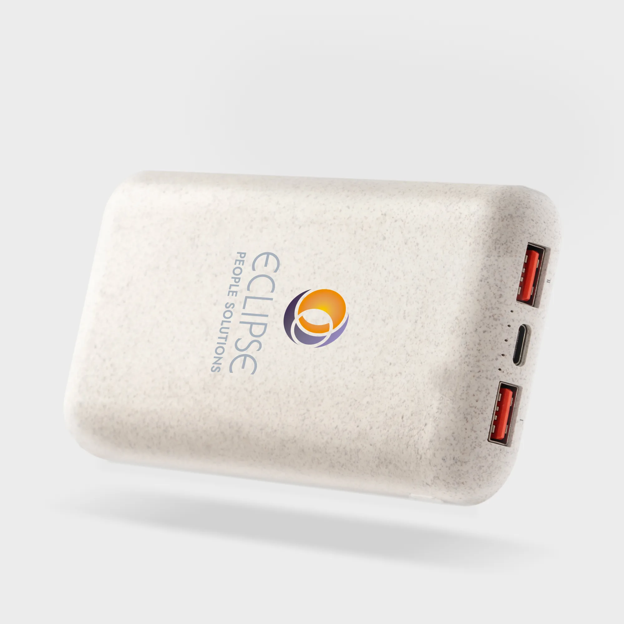 Wireless Quick Charging Bamboo Power Bank view 2