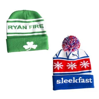 Premium Knit Beanie w/Cuff (Domestically Produced) 8" x 7.5" folded; unfolded 11"