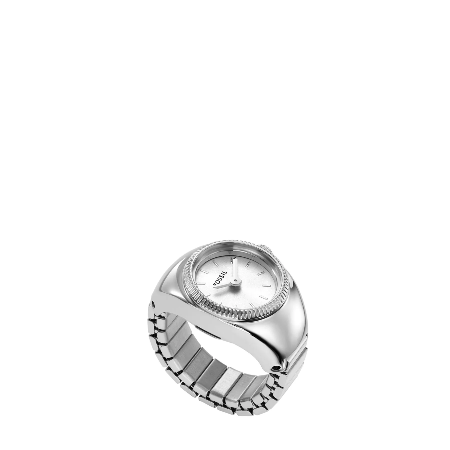 Fossil Women's Two-Hand Stainless Steel Watch Ring
