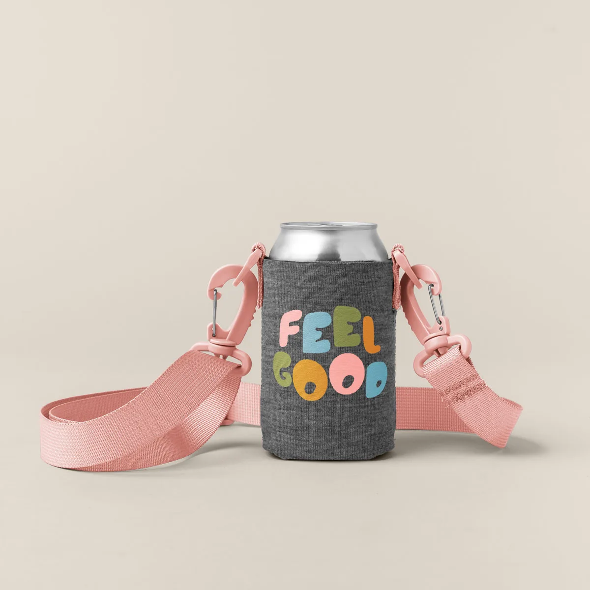 Hang Cool Heathered Can Holder view 3
