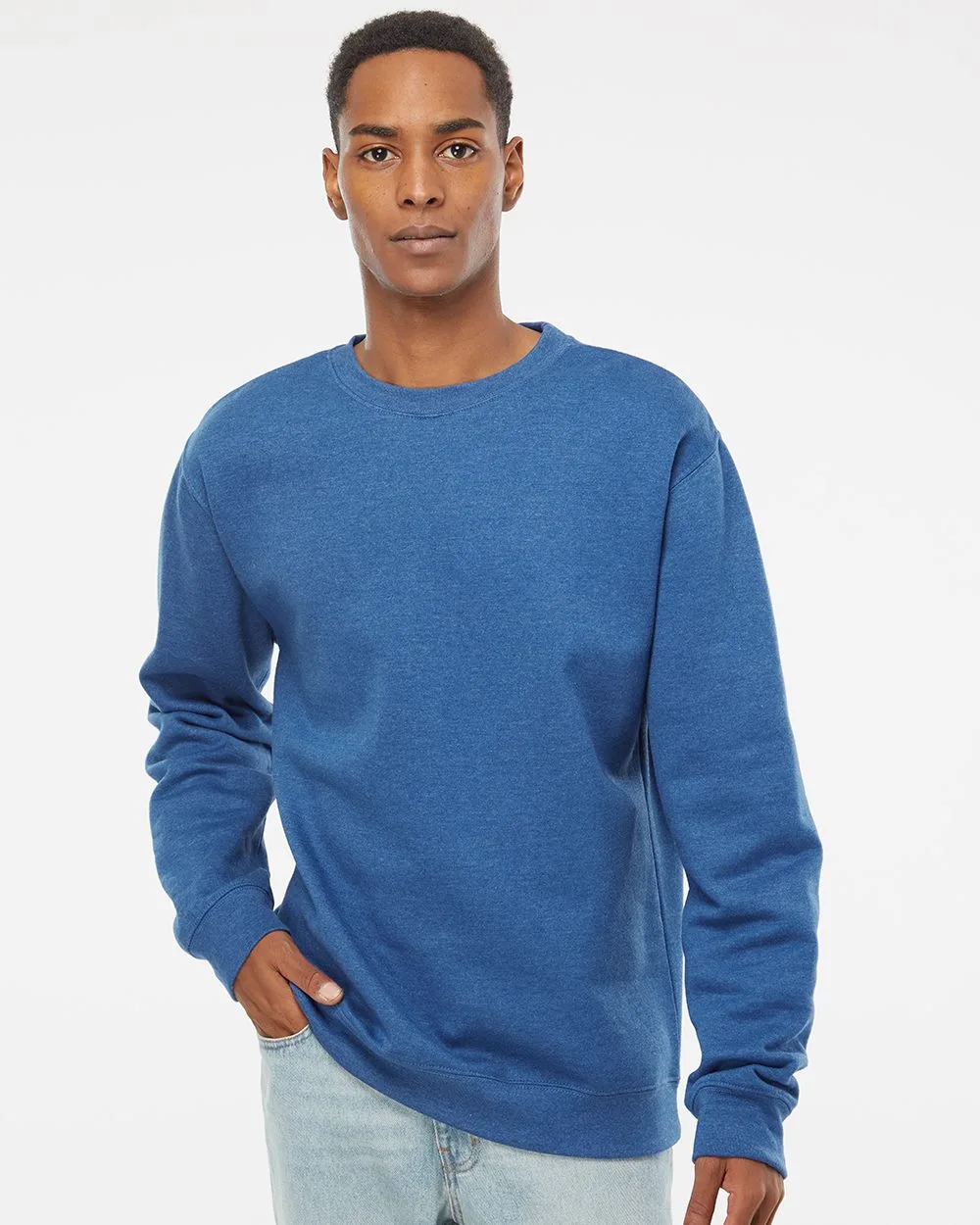 Independent Trading Co.® Unisex Midweight Crewneck Sweatshirt view 2