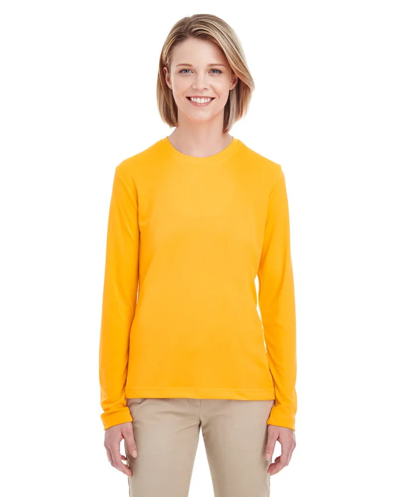 ULTRACLUB Ladies' Cool & Dry Performance Long-Sleeve Top view 7