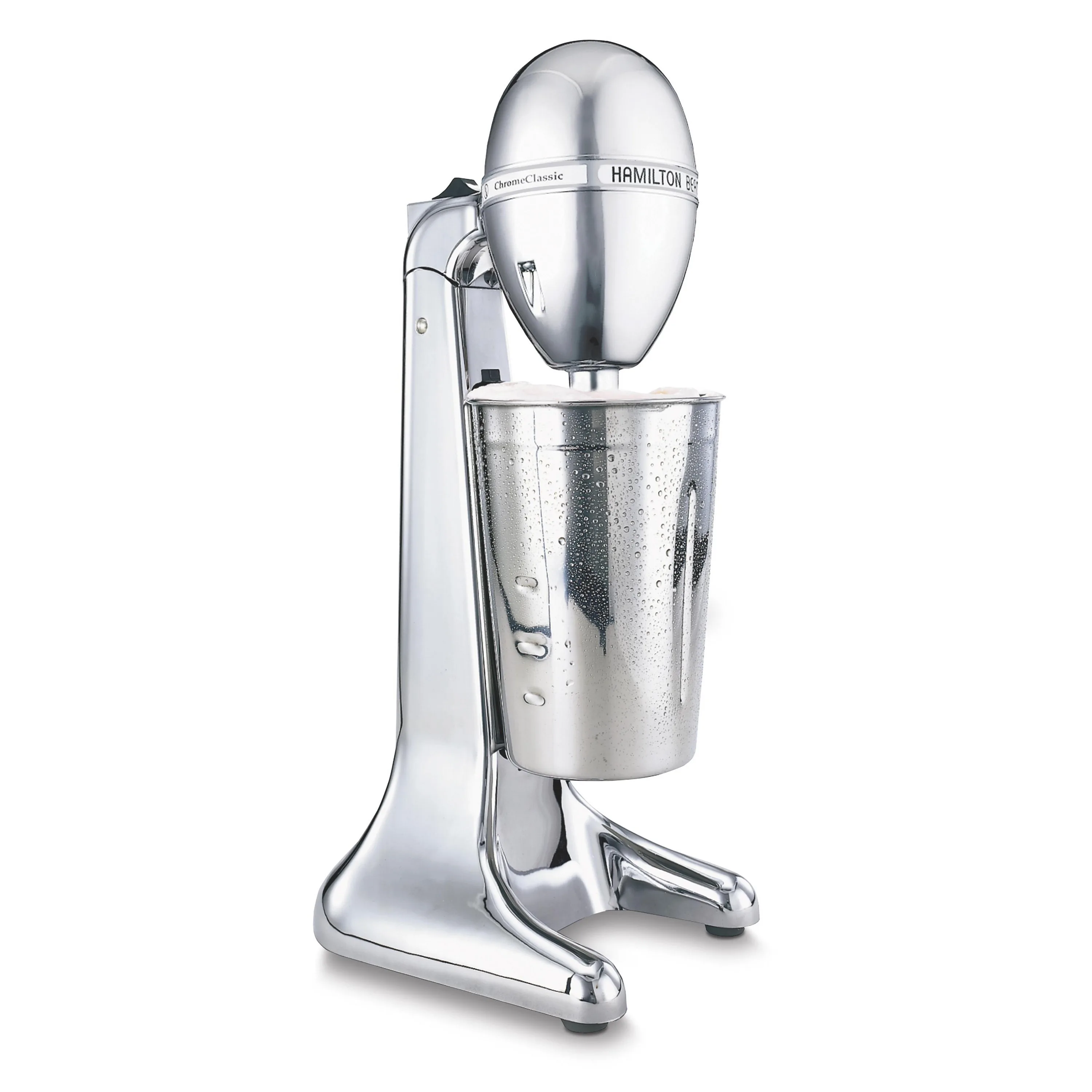 Hamilton Beach Drinkmaster® Classic Chrome Drink Mixer, 2 Speeds, Extra-Large 28 Oz. Stainless Steel