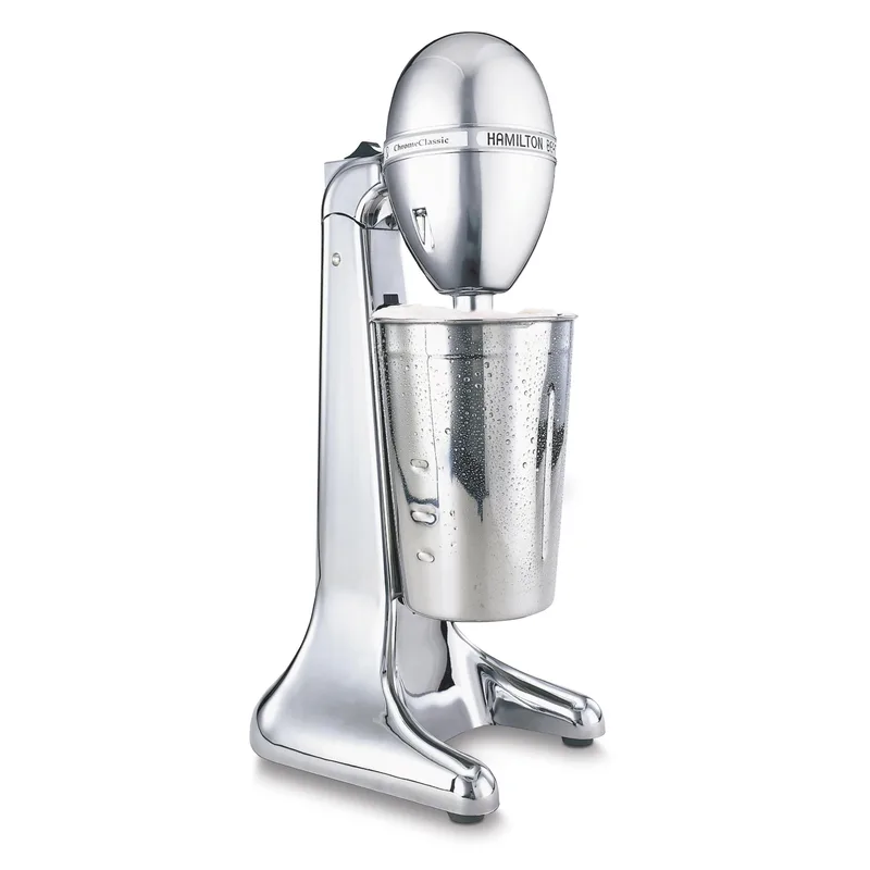 Hamilton Beach Drinkmaster® Classic Chrome Drink Mixer, 2 Speeds, Extra-Large 28 Oz. Stainless Steel