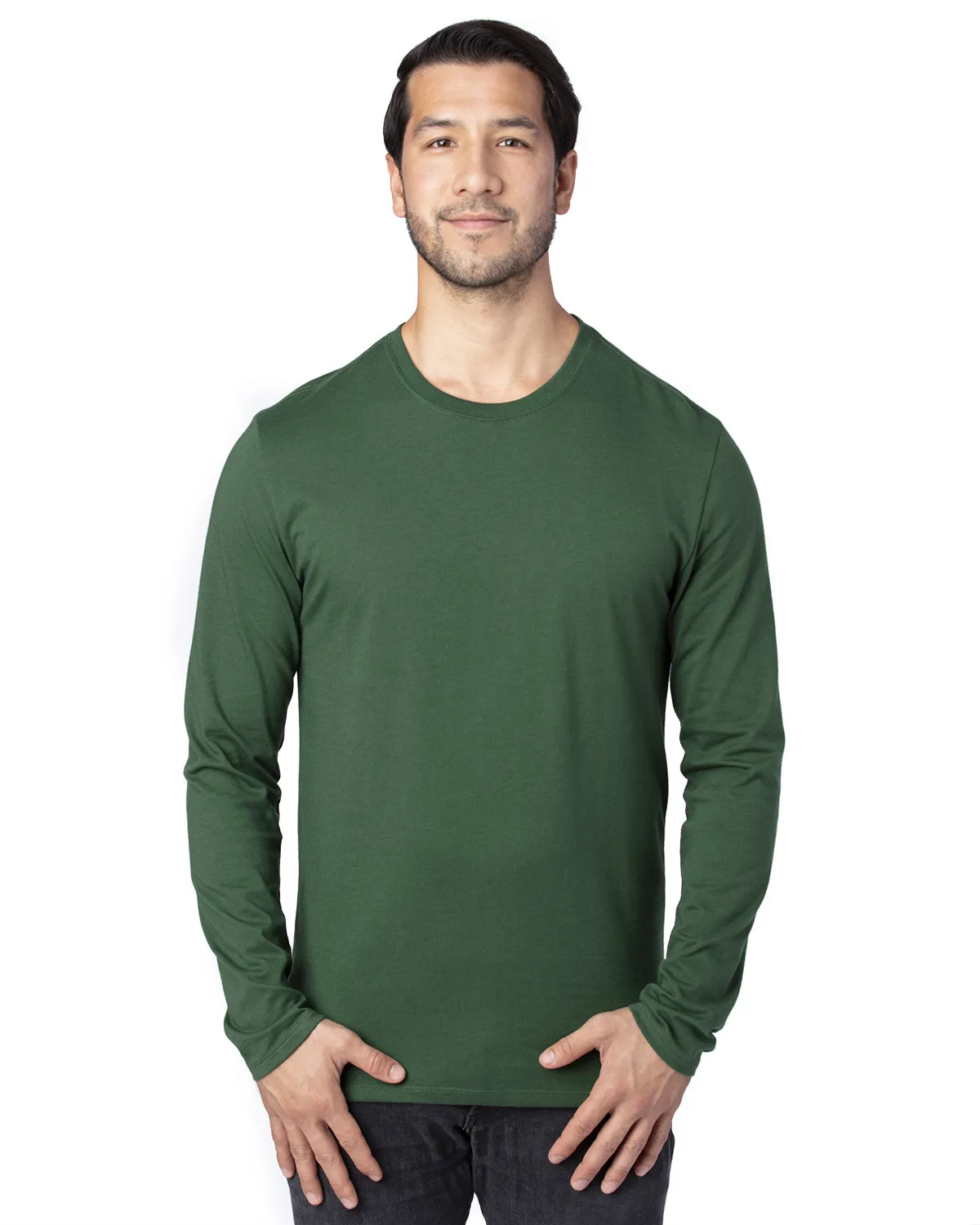 THREADFAST Unisex Ultimate CVC Long-Sleeve T-Shirt view 4