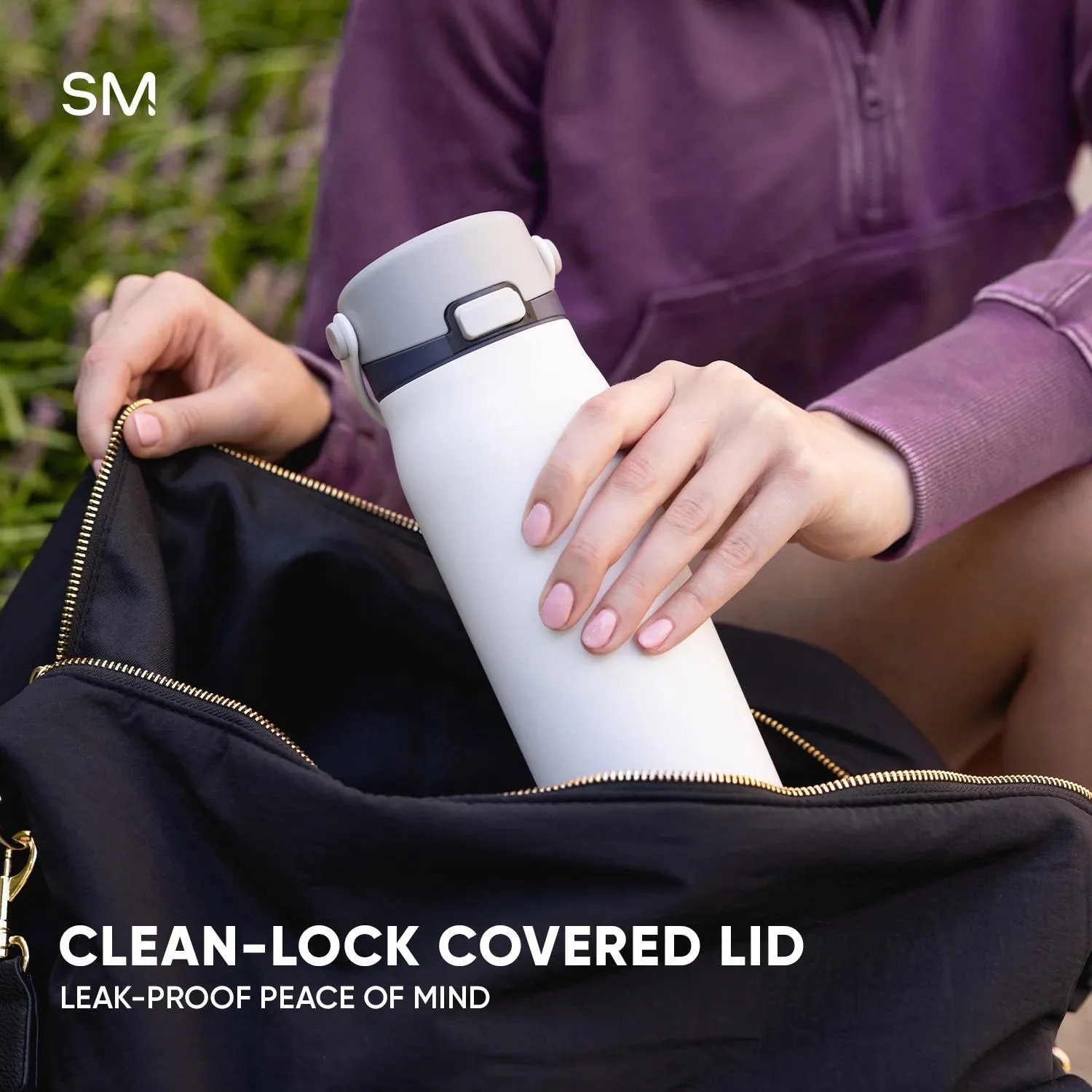 24 oz Simple Modern® Double-Walled Insulated Mesa Sport with Covered Chug Water Bottle view 5