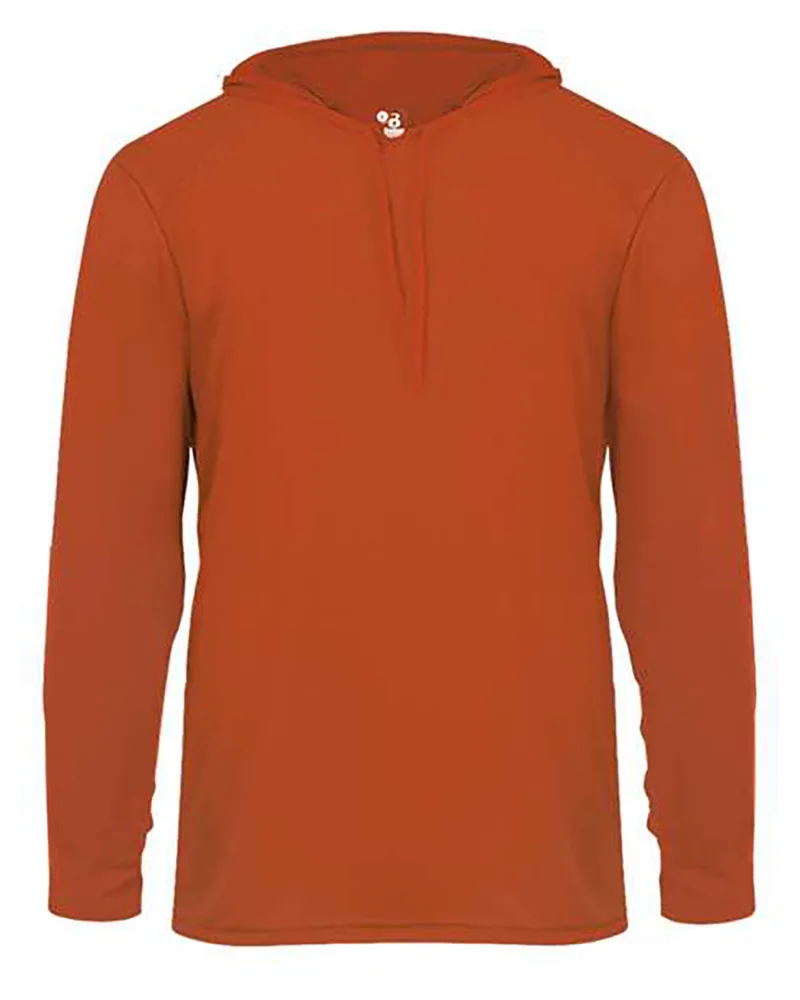 Badger Sport Unisex B-Core Long-Sleeve Performance Hooded T-Shirt view 2