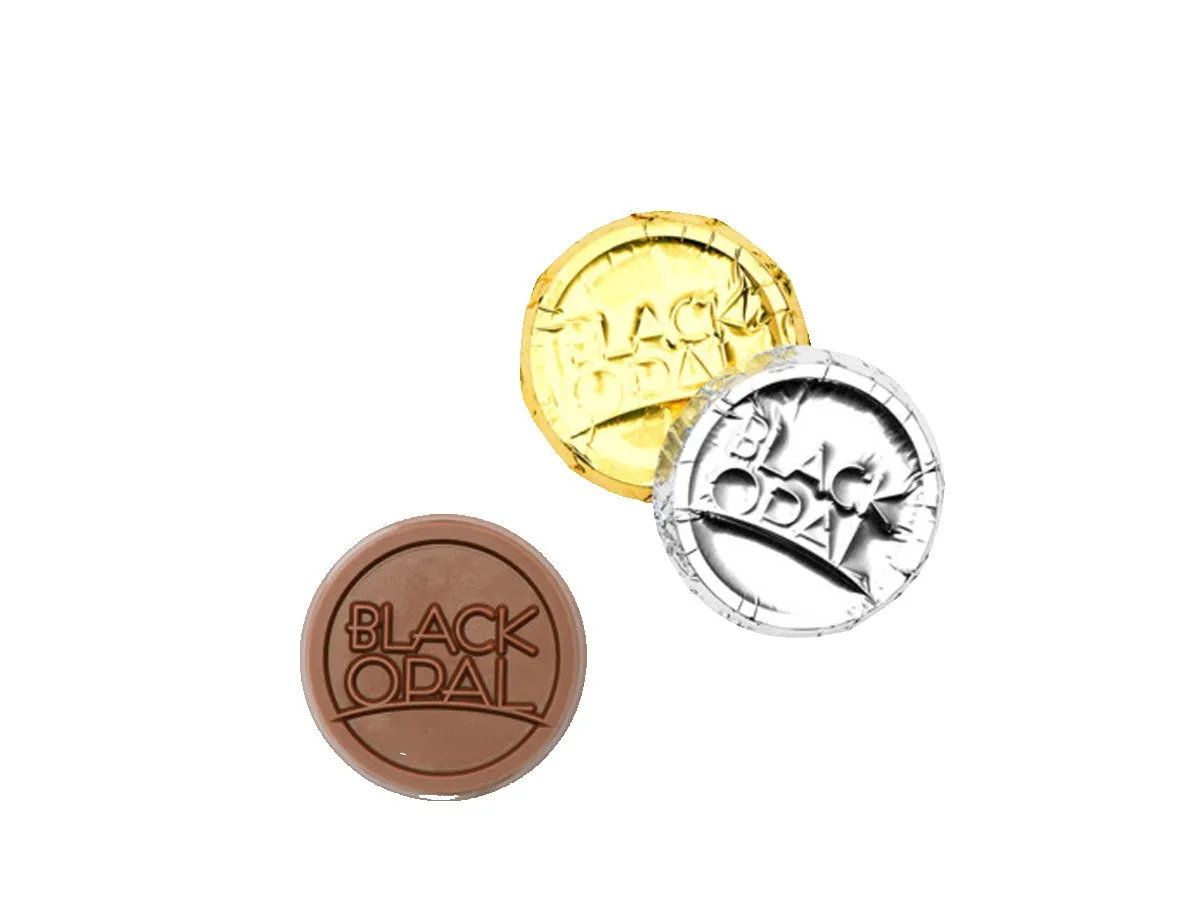 Premium Custom Foil-wrapped Chocolate Coin