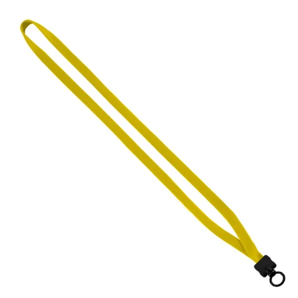 1/2" Cotton Lanyard with Plastic Clamshell & O-Ring view 3