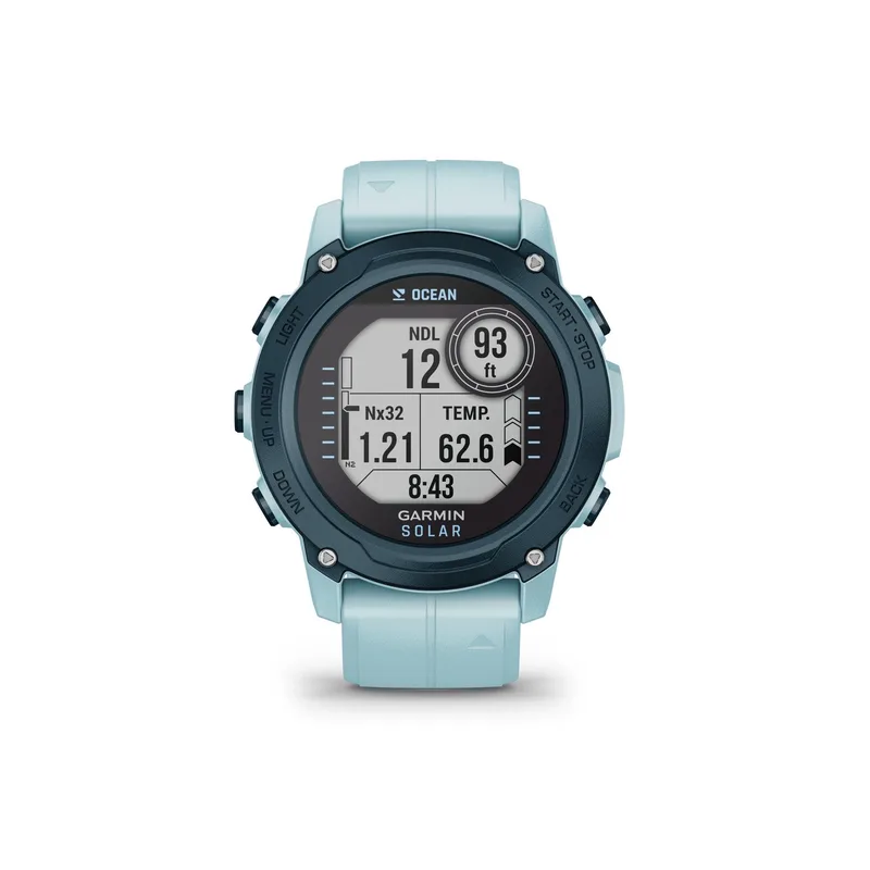 Garmin® Descent G1 45.5Mm Ocean Edition Solar Diving Smartwatch Azure