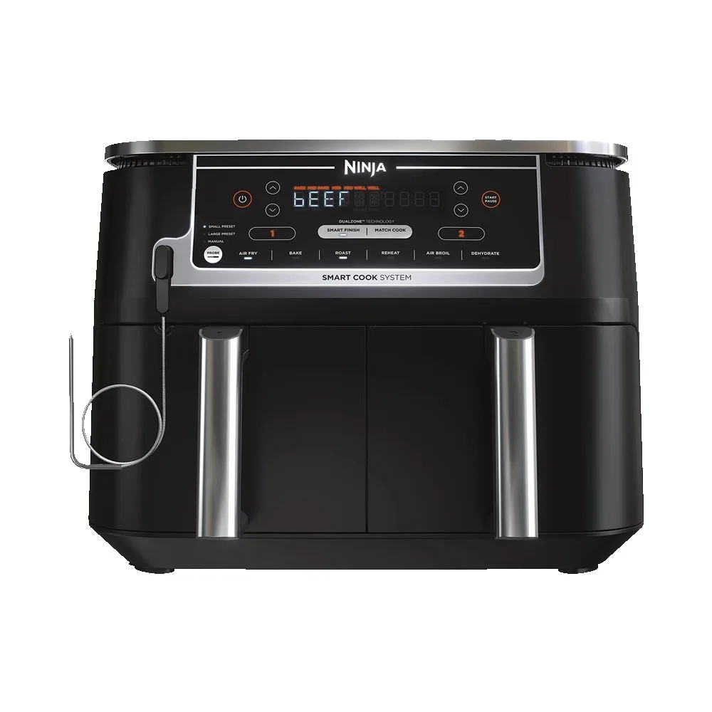 Ninja Foodi 6-in-1 Smart 10 Quart 2-Basket Air Fryer