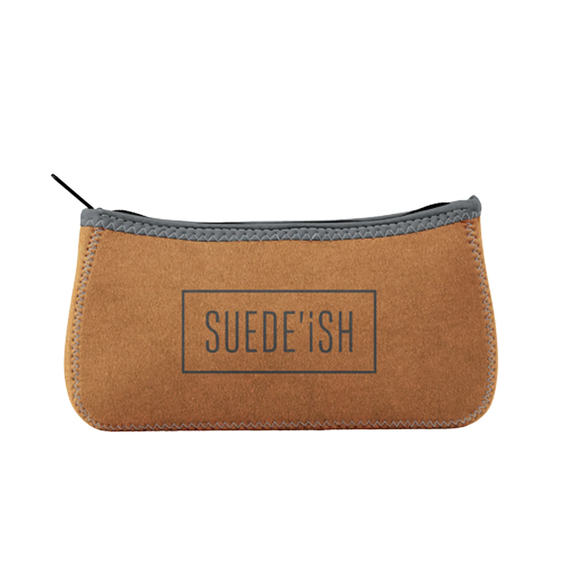 Large Suede-ish Canoe Pouch view 3