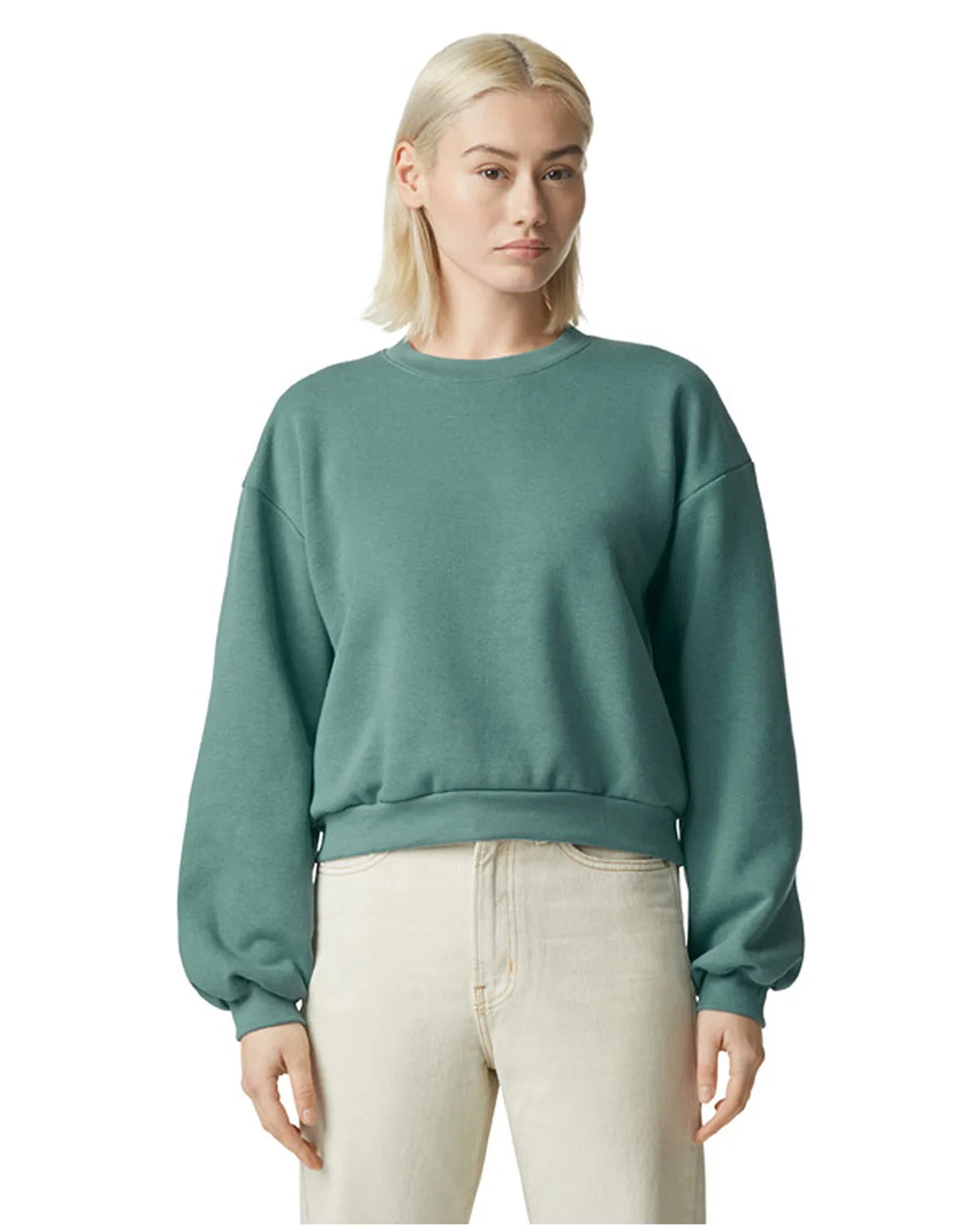 American Apparel® Ladies' ReFlex Fleece Crewneck Sweatshirt