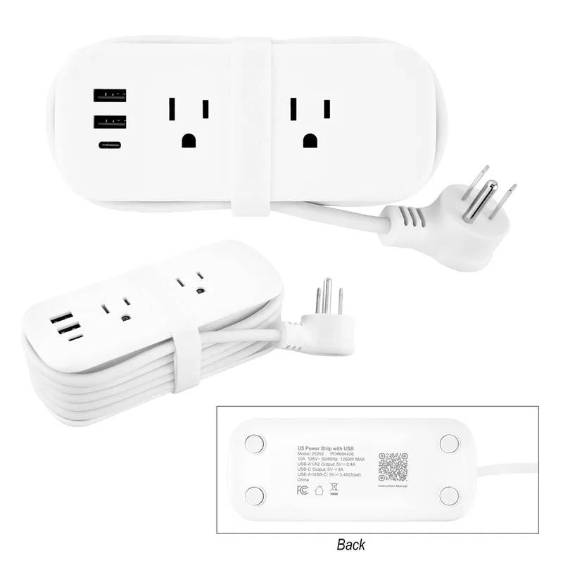 Compact Multi-outlet Power Strip view 3